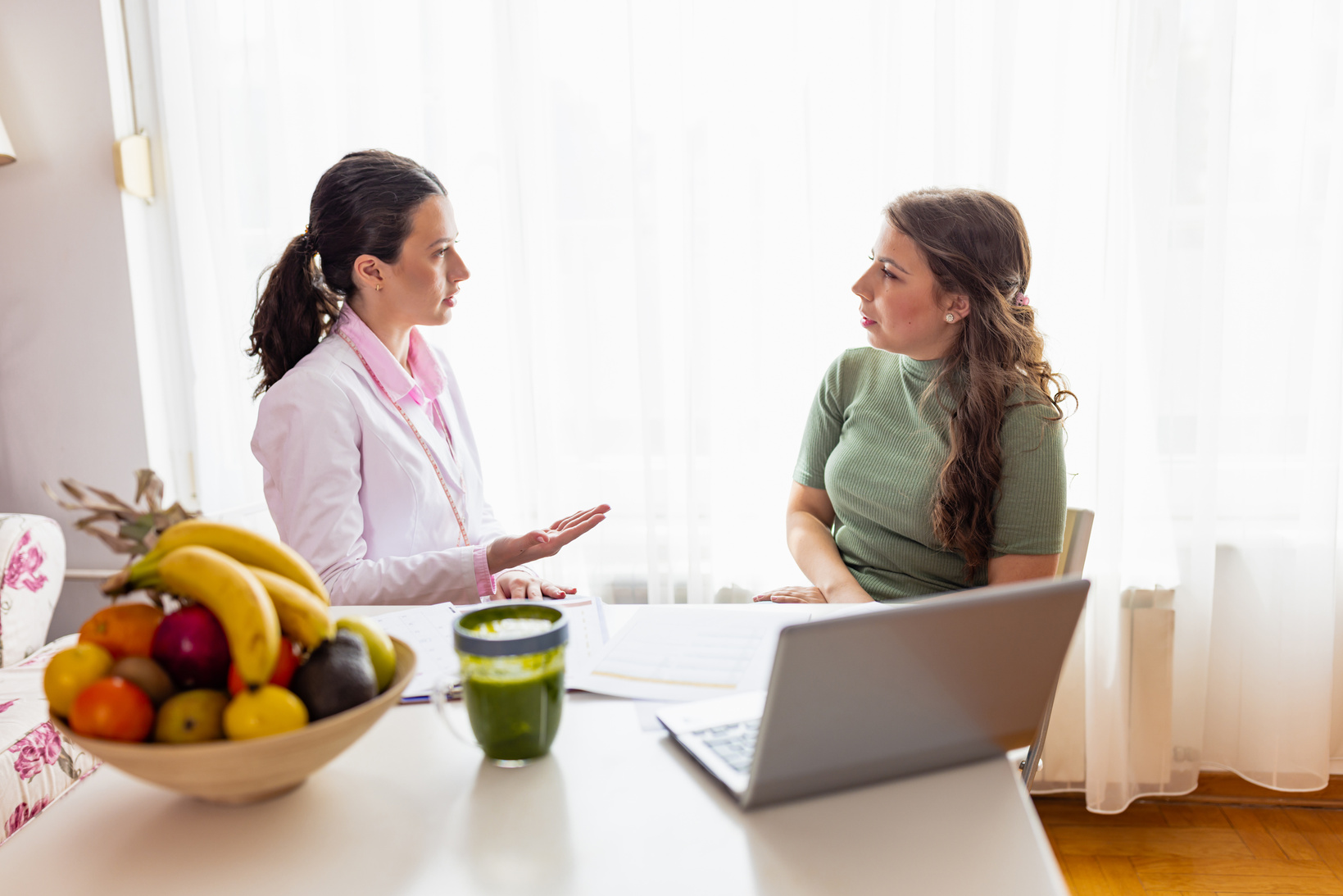 Dietician Discussing Nutrition with Patient